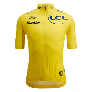 Official 2022 Men's Tour de France General Classification Yellow Leader's Jersey - by Santini