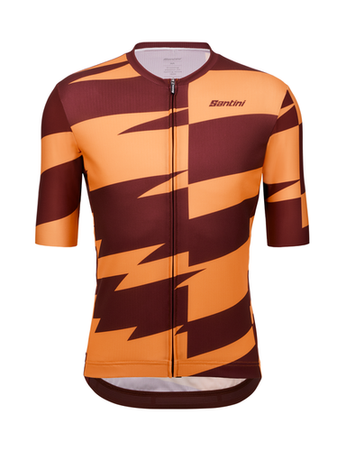 Furia Mens Short Sleeve Jersey Burnt Orange by Santini