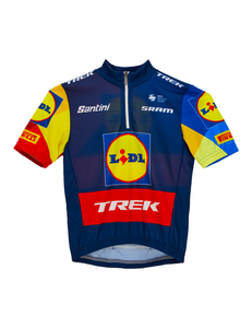 Official 2024 Lidl-Trek Replica Kids Jersey by Santini