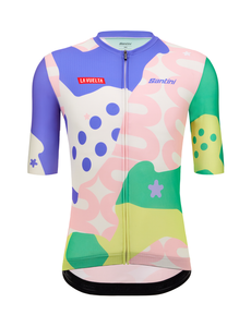 Official 2023 La Vuelta Kilometer Cero Mens Smart Jersey by Santini