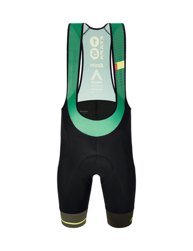 Official 2022 La Vuelta Sierra Nevada Stage 15 Mens Bib Short by Santini