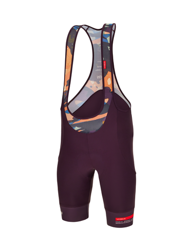 Official 2024 La Vuelta Cuitu Negru Stage 15 Mens Bibshort by Santini