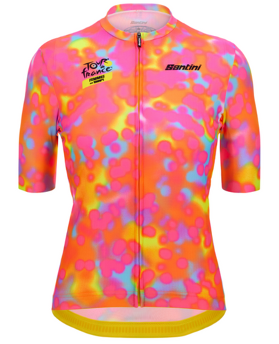 Official 2024 Tour de France Femmes Rotterdam Jersey by Santini